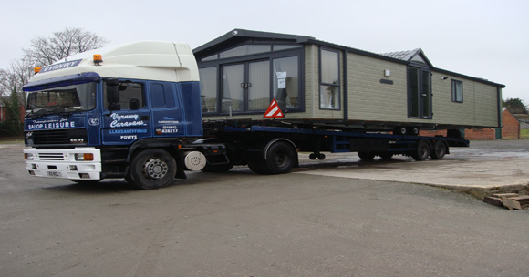 Vyrnwy Holiday Home Caravan Transport Powys Mid Wales